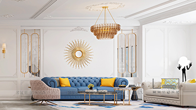 萬科天傲灣370平方現(xiàn)代新古典裝修設(shè)計效果