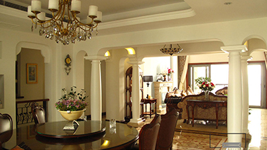 香蜜湖1號(hào)650平別墅裝修設(shè)計(jì)歐式風(fēng)格