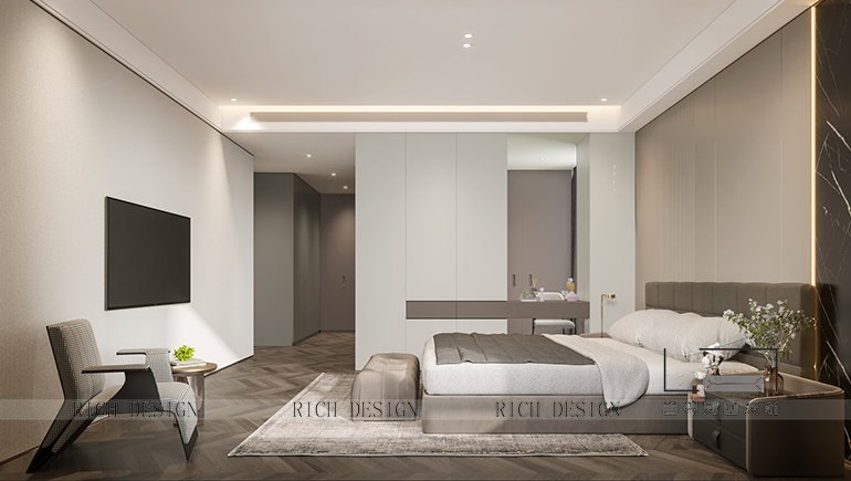 山語清暉235平現(xiàn)代風格別墅裝修設計效果圖